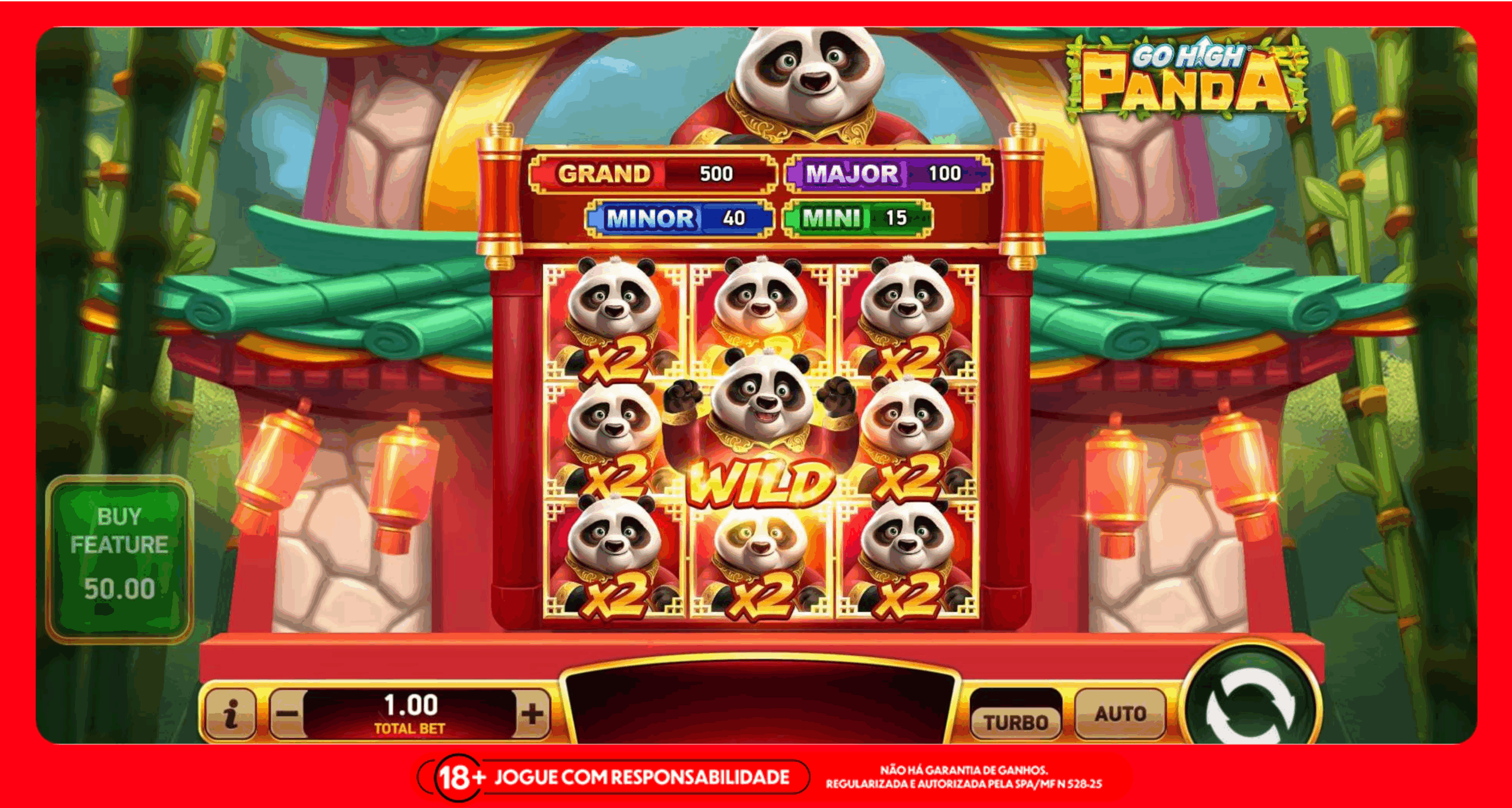 Imagem ilustrativa do Go High Panda. Foto: Divulgação/Ruby Play