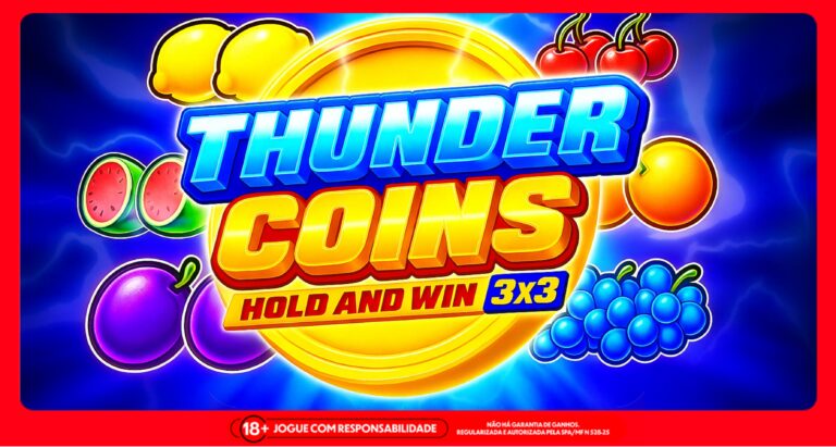 Imagem ilustrativa do jogo online Thunder Coins Hold and Win. Foto: Divulgação