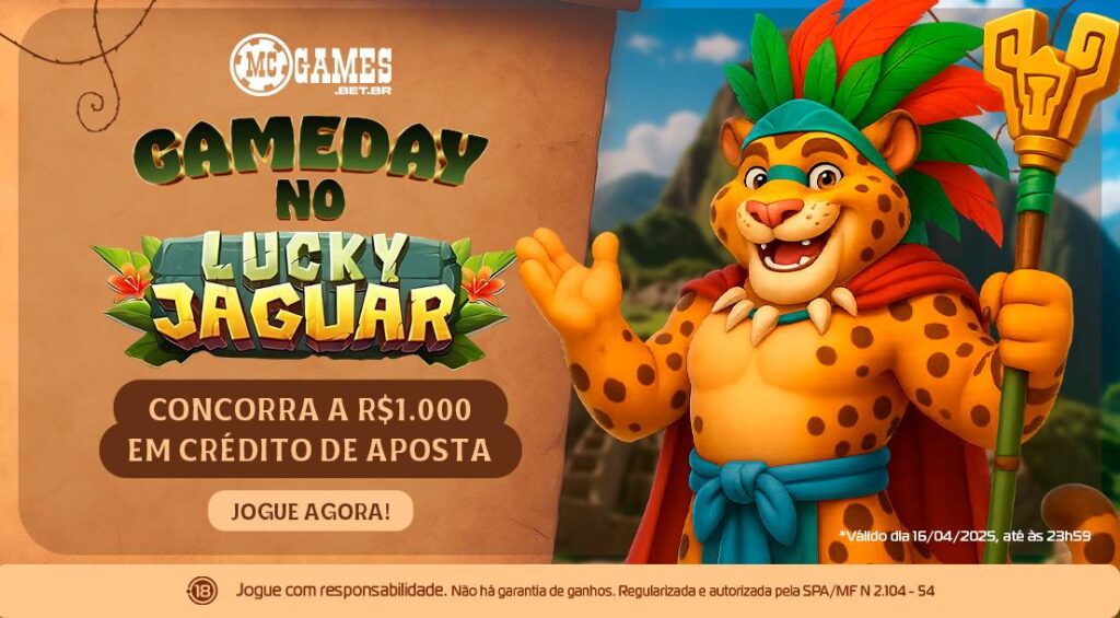 Imagem ilustrativa do torneio de Lucky Jaguar da MC Games