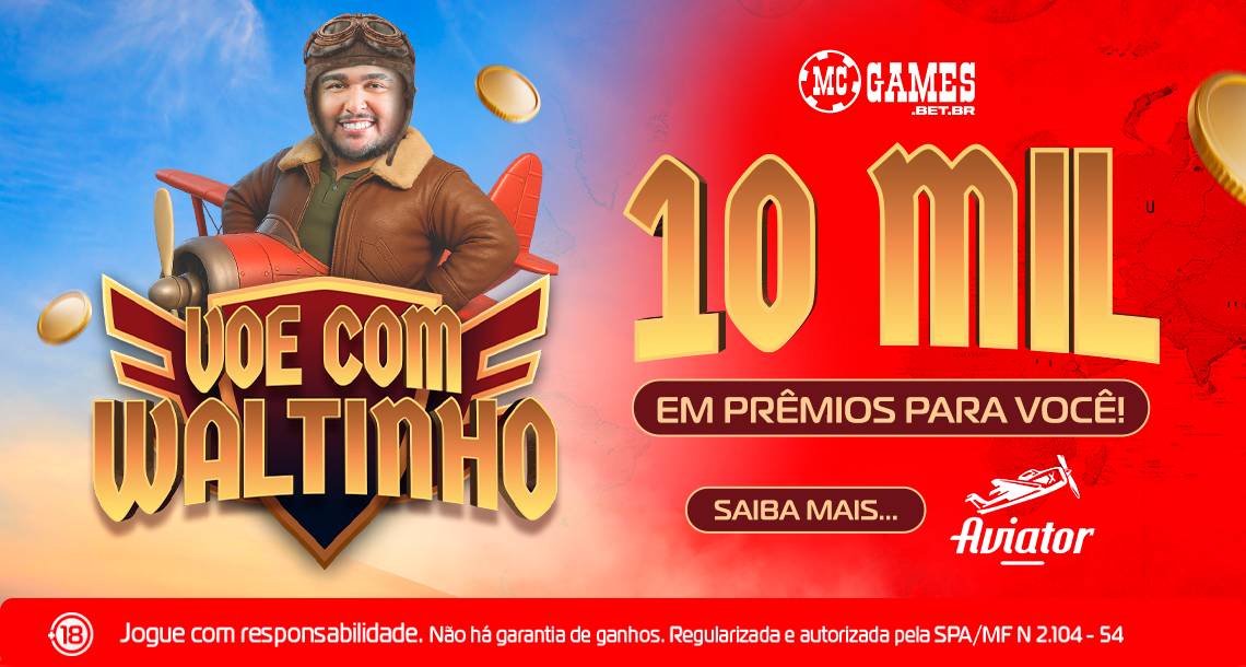 Imagem ilustrativa do torneio "Voe com Waltinho" da MC Games