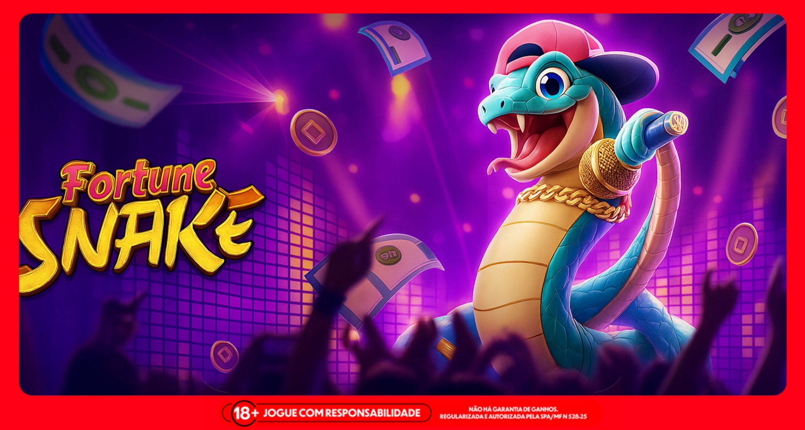 Imagem ilustrativa do jogo online de slot Fortune Snake gerada com IA.