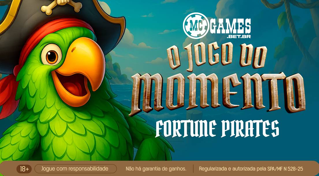 Imagem ilustrativa do mais novo lançamento da MC Games: o Fortune Pirates