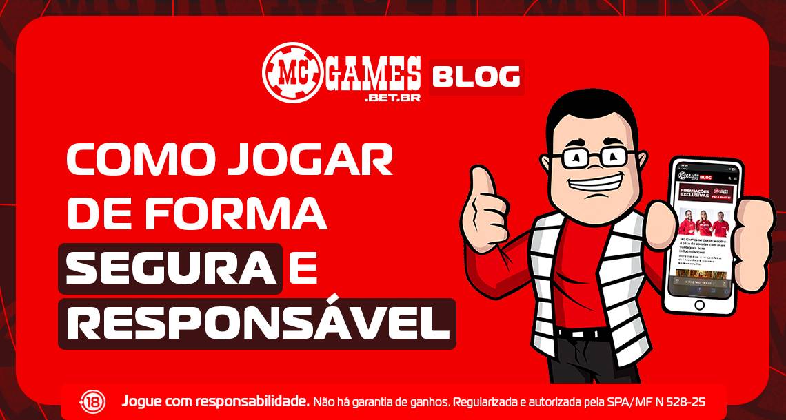 Imagem ilustrativa sobre o apoia da MC Games ao Jogo Responsável