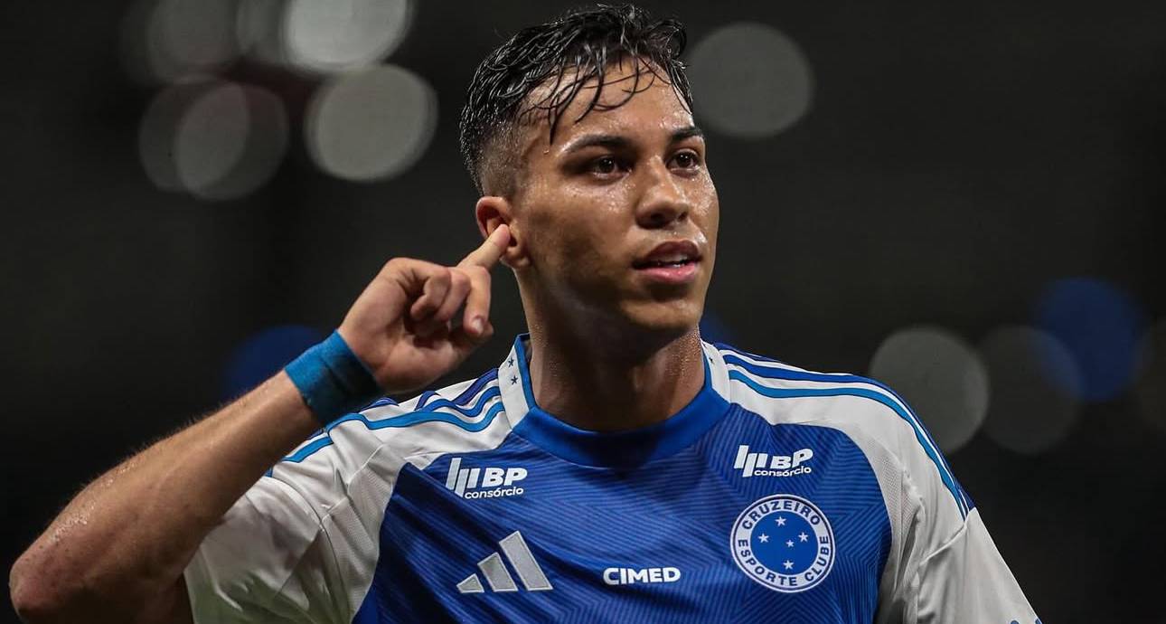 Imagem de Kaio Jorge em ação pelo Cruzeiro. Foto: Instagram/Kaio Jorge
