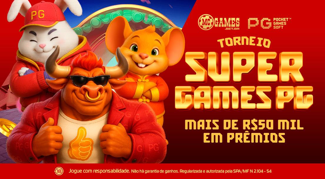 Imagem ilustrativa do torneio da MC Games em parceria com a PG Soft