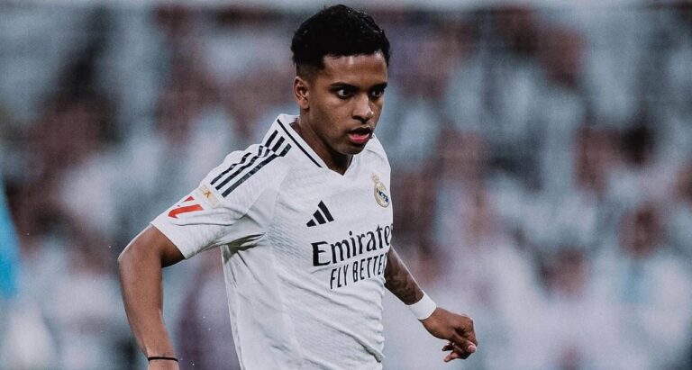 Rodrygo em ação pelo Real Madrid nesta temporada. Foto: Instagram/Rodrygo