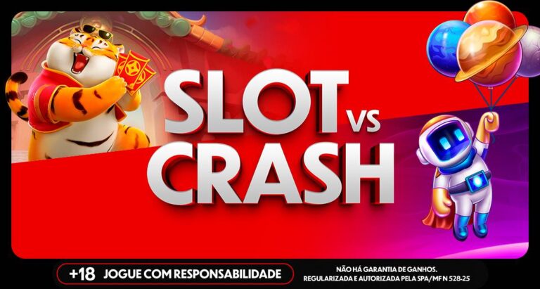 Imagem ilustrativa sobre a diferença de jogos de slot e crash games