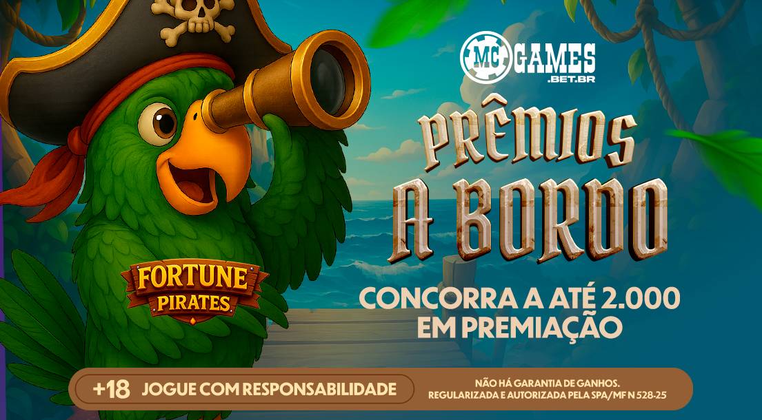 Imagem ilustrativa do torneio do Fortune Pirates da MC Games