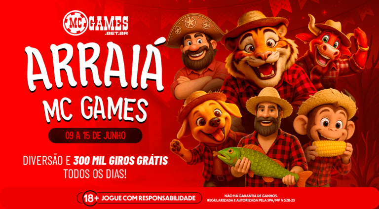 Imagem ilustrativa do Arraiá MC Games
