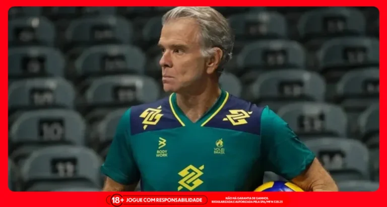 Bernardinho, técnico da Seleção Brasileira Masculina de Vôlei. Foto: Divulgação/CBV