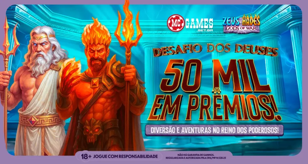 Imagem ilustrativa do Desafio dos Deuses na MC Games