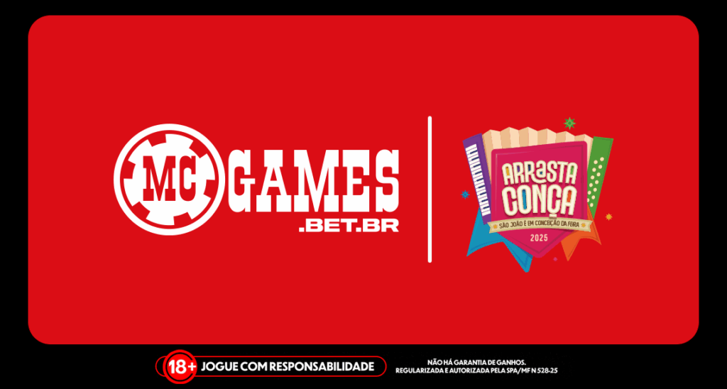 Imagem ilustrativa da parceria entre a MC Games e o Arrasta Conça