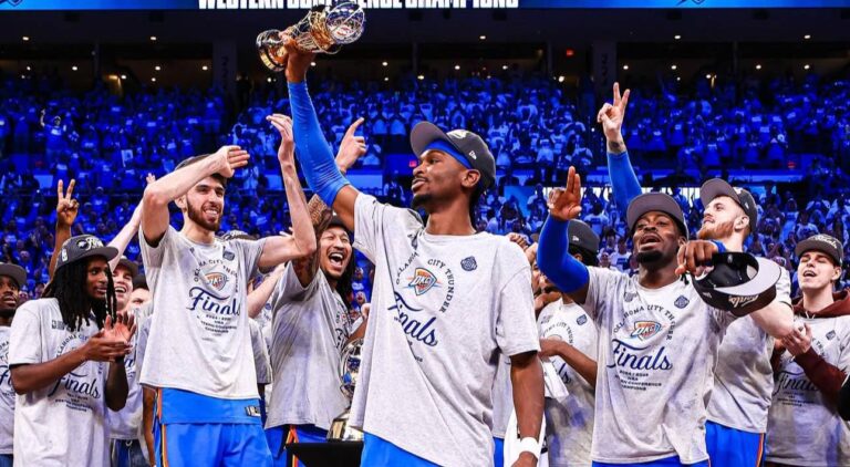 Oklahoma City Thunder é o mandante do primeiro jogo das finais da NBA. Foto: Instagram/Oklahoma City Thunder