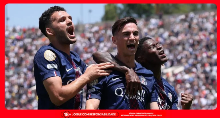 Jogadores do PSG em comemoração de gol na Copa do Mundo de Clubes. Foto: Instagram/PSG
