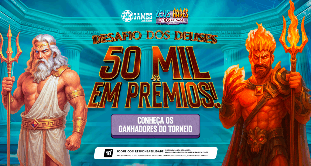 Imagem para ilustrar os ganhadores do Desafio dos Deuses