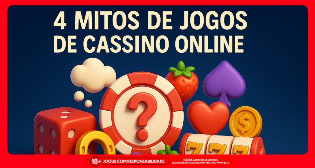 Imagem ilustrativa para 4 mitos sobre os jogos de cassino online