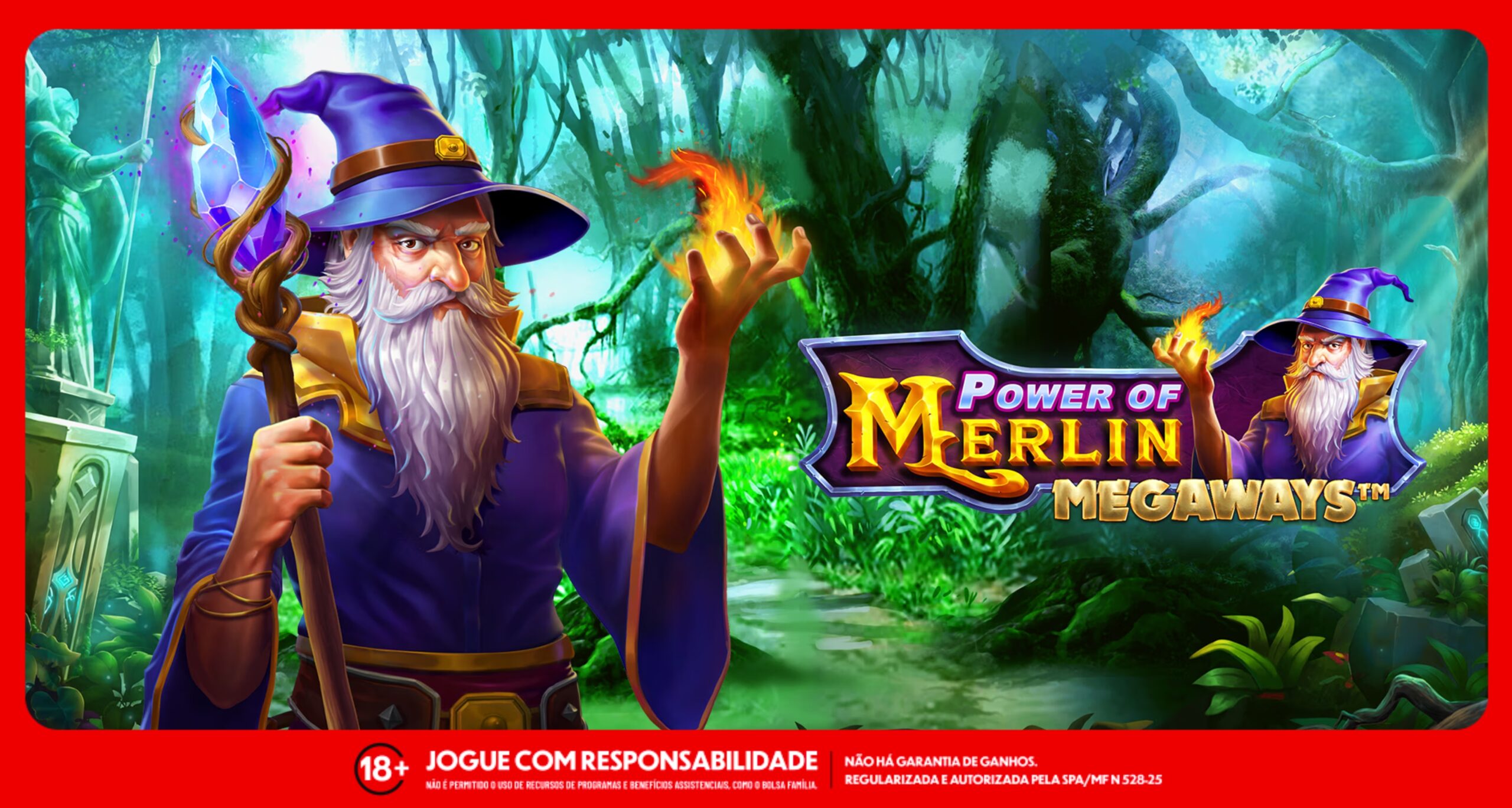 Imagem ilustrativa de Power of Merlin Megaways