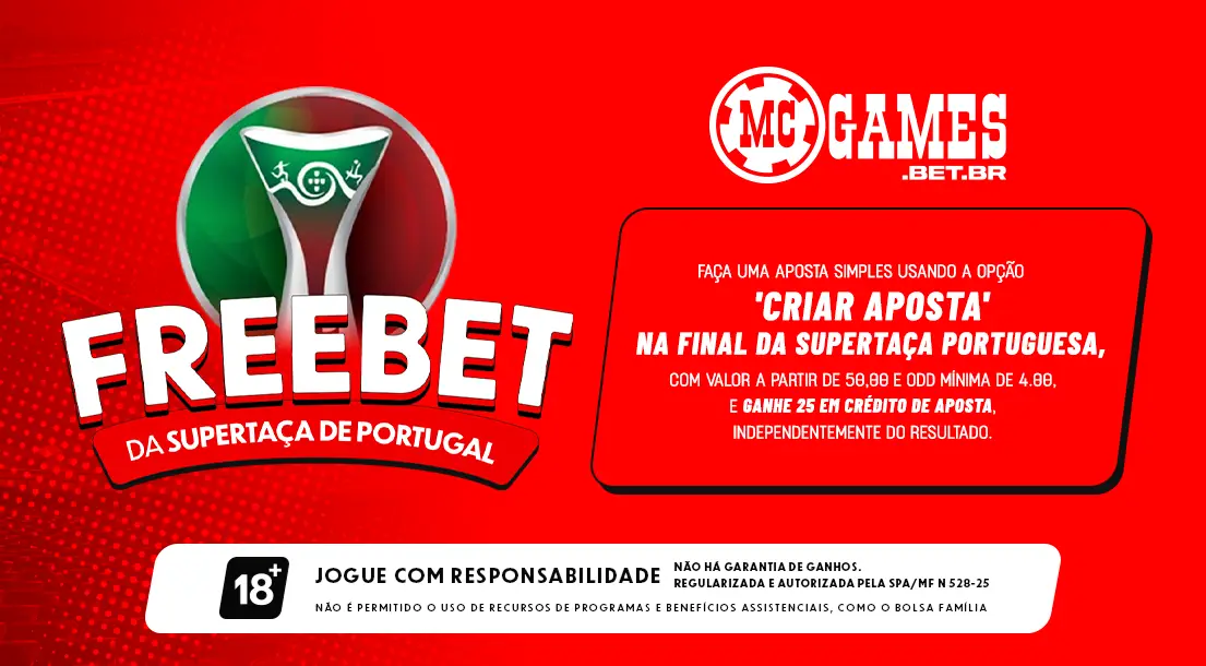 Imagem ilustrativa sobre a promoção da MC Games para Sporting x Benfica