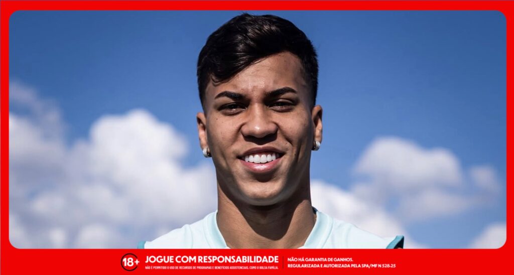 Kaio Jorge, atacante do Cruzeiro. Foto: Gustavo Aleixo/Cruzeiro