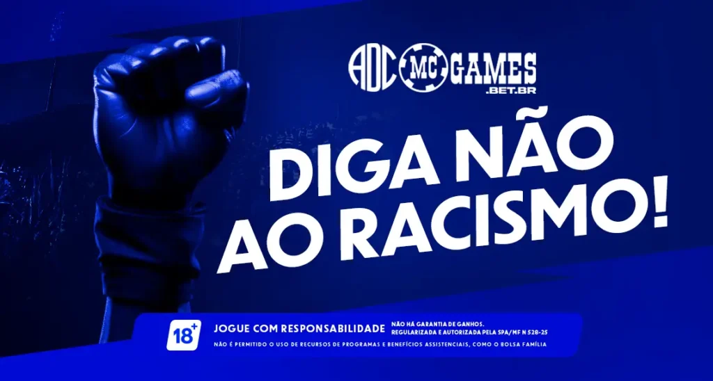 Imagem ilustrativa sobre a campanha da MC Games junto ao Confiança contra o racismo