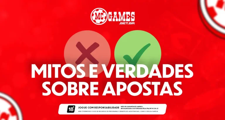 Imagem ilustrativa sobre os mitos e as verdades nas apostas