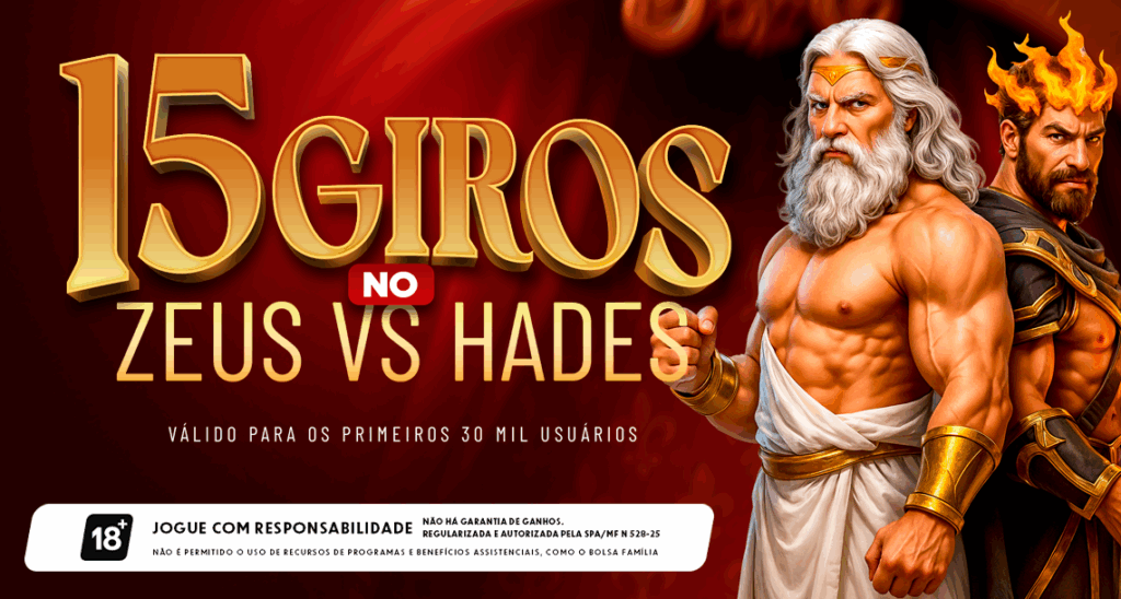 Imagem ilustrativa dos giros grátis de Zeus vs Hades