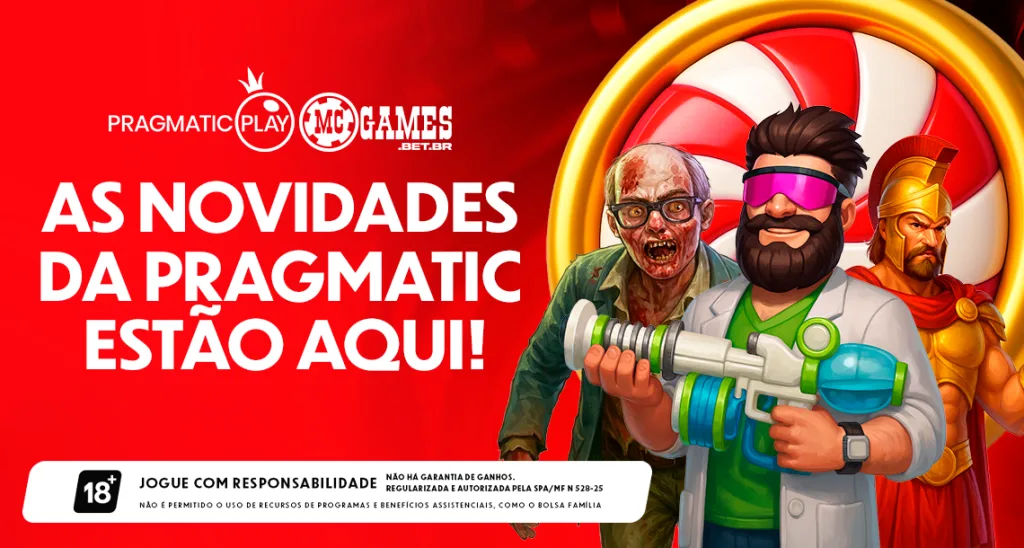 Imagem ilustrativa dos novos slots da Pragmatic Play