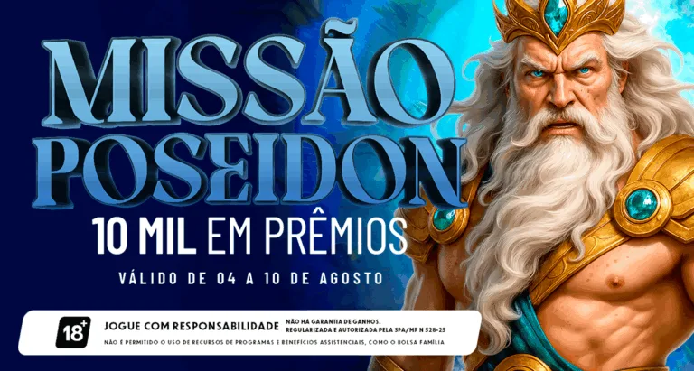 Imagem de divulgação do torneio Missão Poseidon