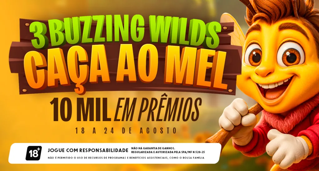 Imagem ilustrativa sobre o jogo online de slot 3 Buzzing Wild