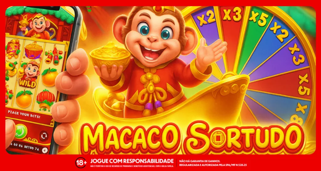 Imagem ilustrativa do slot Macaco Sortuda