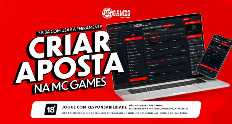 Como usar a ferramenta “Criar Aposta”?