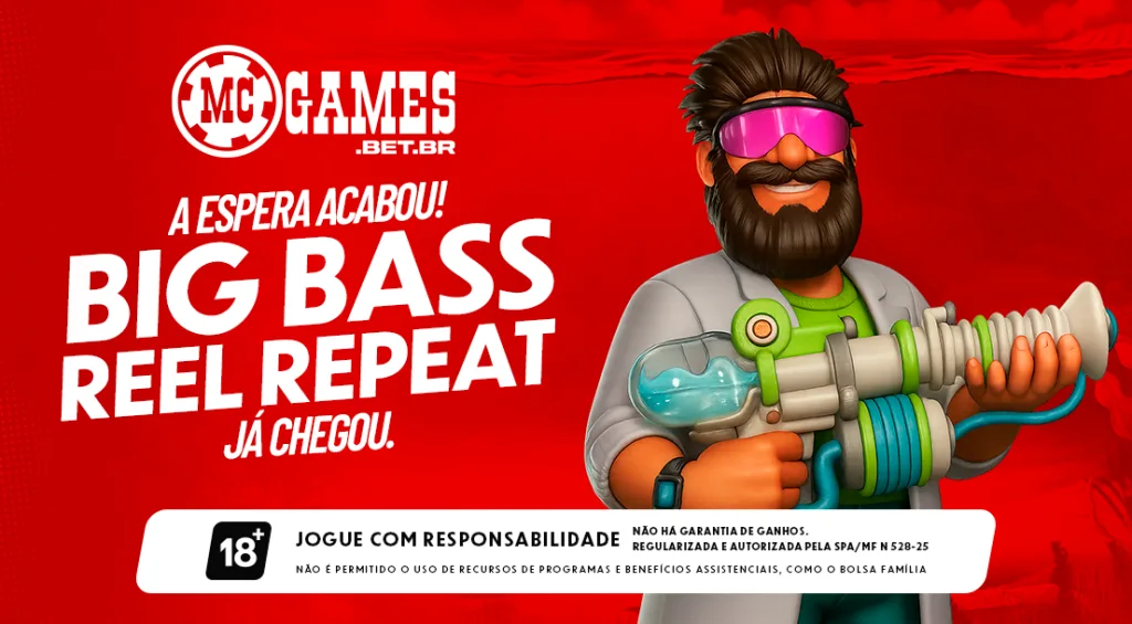 O lançamento Big Bass Reel Repeat já está na MC Games