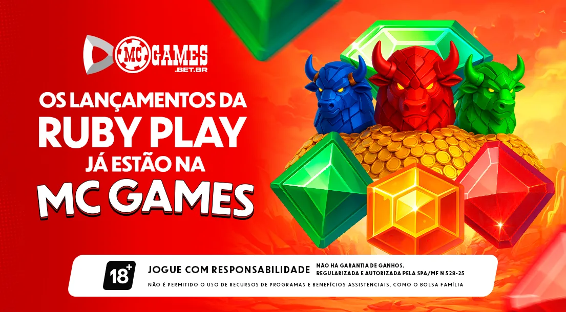 Imagem ilustrativa dos lançamentos da Ruby Play