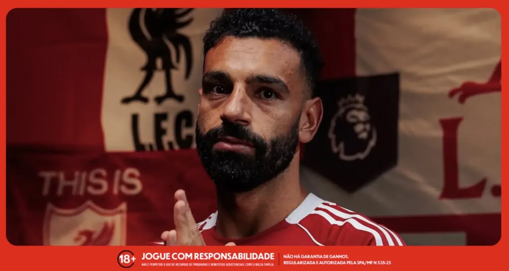Salah, atacante do Liverpool e uma das estrelas da Premier League. Foto: Instagram/Liverpool