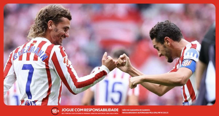Griezmann em comemoração de gol para o Atlético de Madrid. Foto: Instagram/A. de Madrid