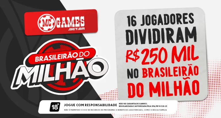 Bolão Milionário fez sucesso e premiou jogadores da MC Games com R$ 250 mil em créditos 