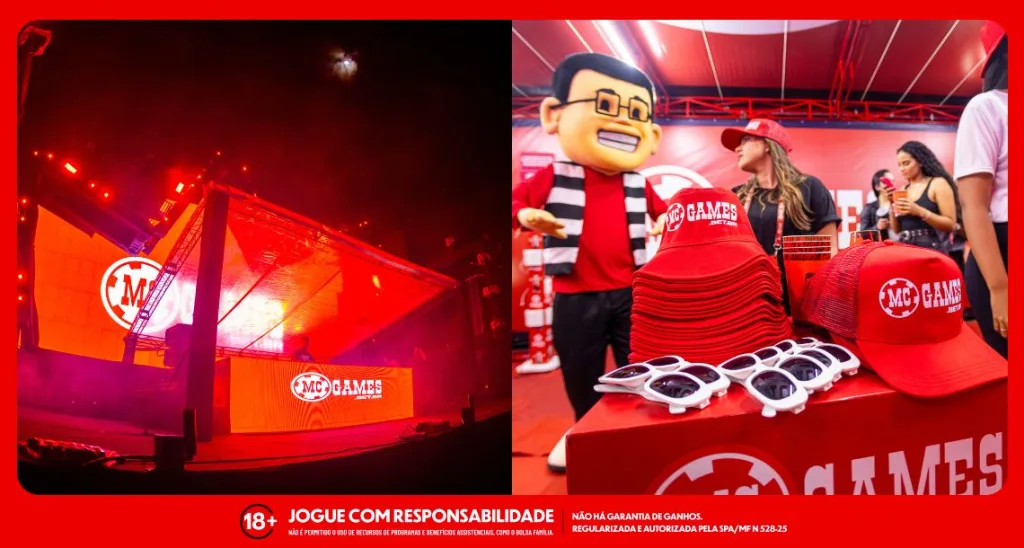 Ativações da MC Games na Esbórnia, no Recife, nesse sábado (6)
