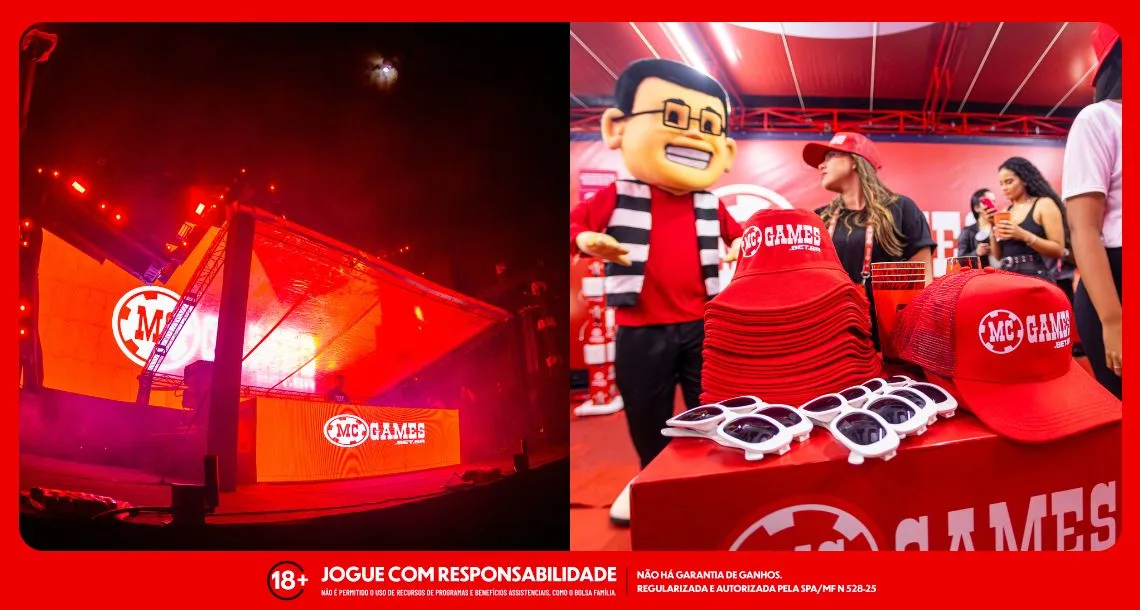Ativações da MC Games na Esbórnia, no Recife, nesse sábado (6)
