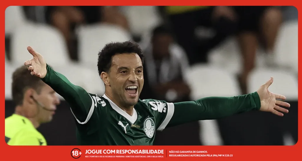 Imagem ilustrativa de Felipe Anderson, meia do Palmeiras, que joga nesta quarta. Foto: Cesar Greco/Palmeiras