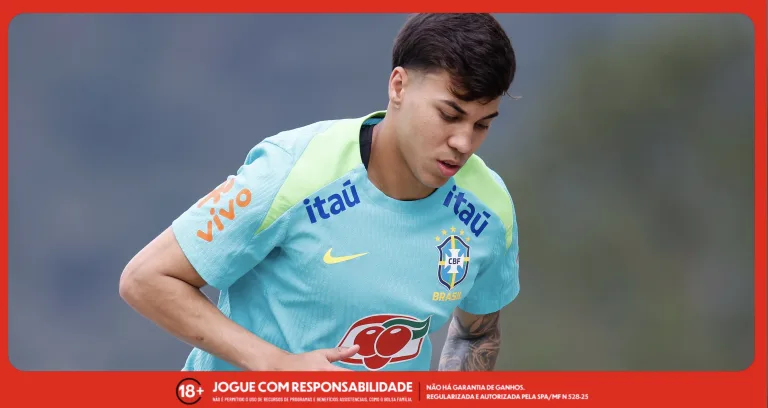 Kaio Jorge em treino com a Seleção Brasileira para a Data-Fifa de Setembro. Foto: Rafael Ribeiro/CBF