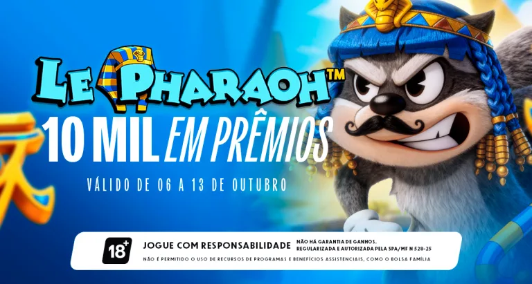 Le Pharaoh: Torneio Semanal da MC Games distribui até R$ 10.000 em prêmios