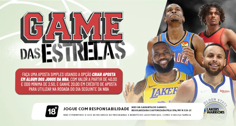 Imagem ilustrativa sobre a promoção da MC Games para a abertura da NBA