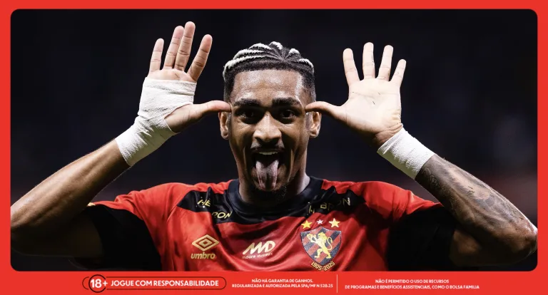 Imagem ilustrativa do atacante Derik Lacerda, do Sport. Foto: Paulo Paiva/SCR