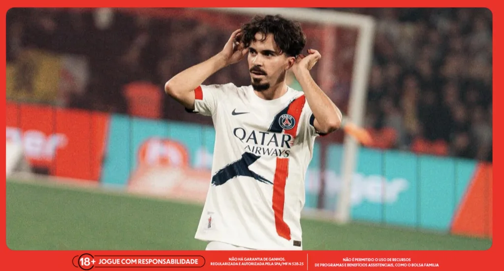 Imagem ilustrativa do meia Vitinha, do Paris Saint-Germain. Foto: Instagram/PSG