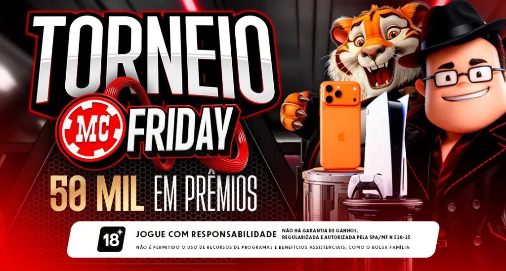 Imagem ilustrativa sobre o torneio de Black Friday da MC Games