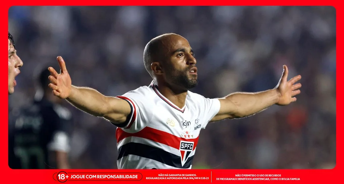 Imagem ilustrativa do atacante Lucas Moura, do São Paulo. Foto: Rubens Chiri/SPFC