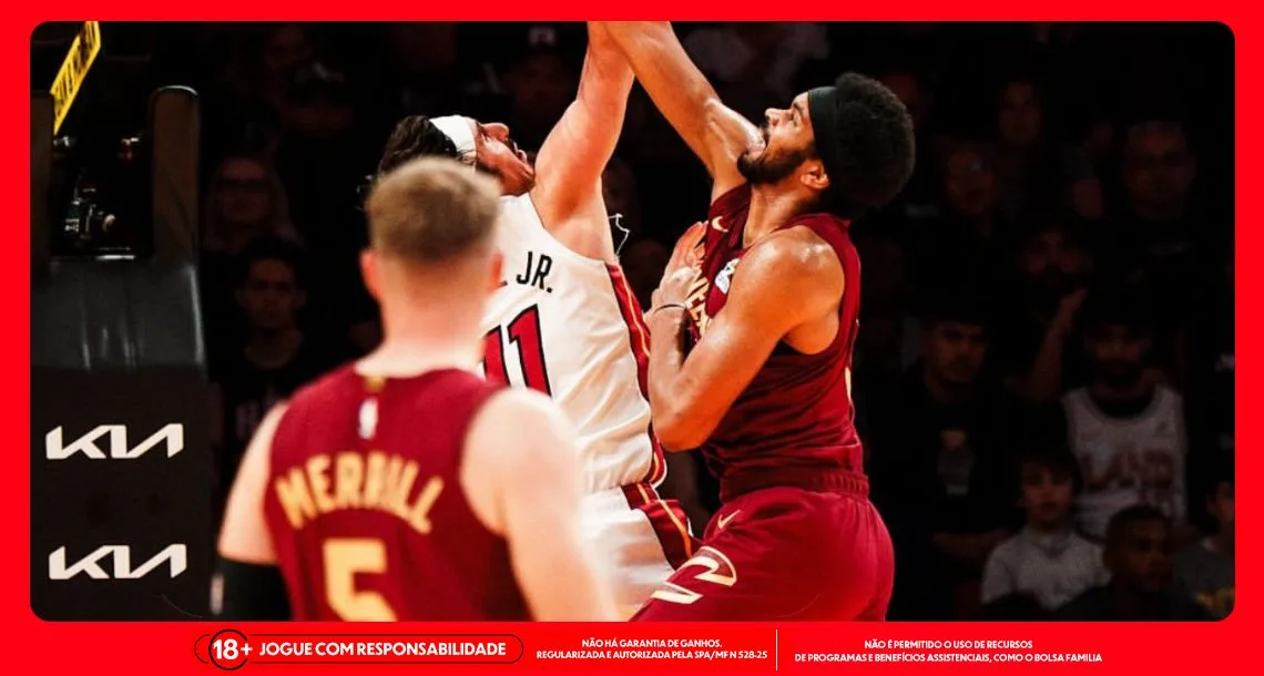 Imagem ilustrativa de lance do jogo do Cleveland Cavaliers. Foto: Instagram/Cavs