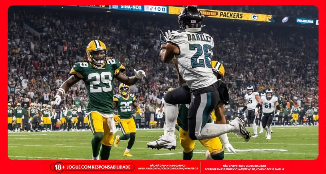 Imagem ilustrativa de lance de jogo do Philadelphia Eagles. Foto: Instagram/PHI Eagles