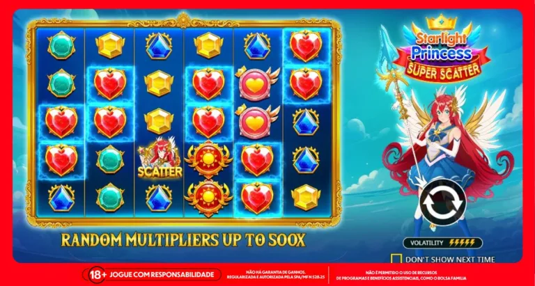 Imagem ilustrativa do jogo Starlight Princess Super Scatter