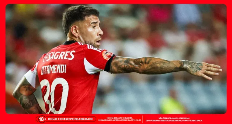 Imagem ilustrativa do zagueiro Otamendi do Benfica. Foto: Instagram/Benfica